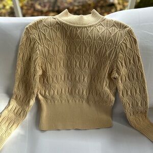 Cream turtle neck sweater